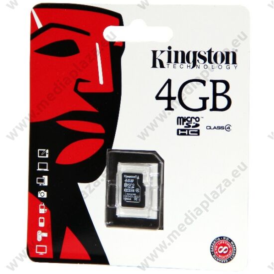 KINGSTON MICRO SDHC 4GB CLASS 4