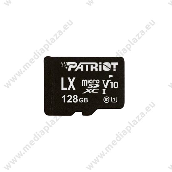 PATRIOT LX SERIES MICRO SDXC 128GB CLASS 10 UHS-I U1 (90 MB/s OLVASÁSI SEBESSÉG)