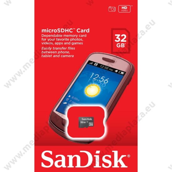 SANDISK MICRO SDHC 32GB CLASS 4