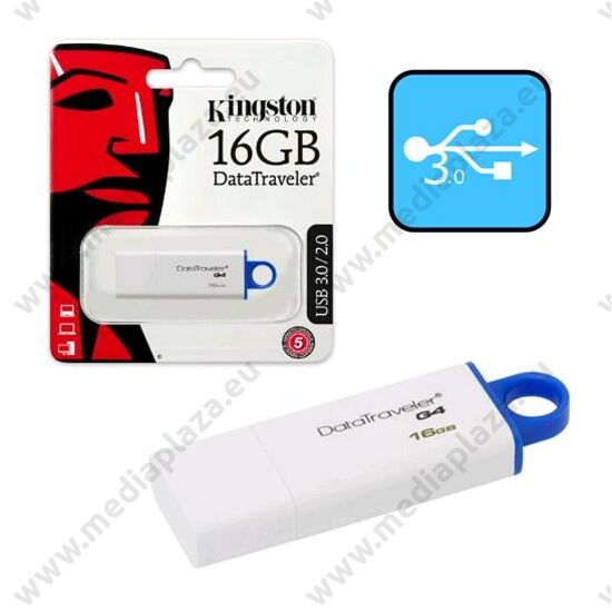 KINGSTON USB 3.0 DATATRAVELER G4 KÉK 16GB