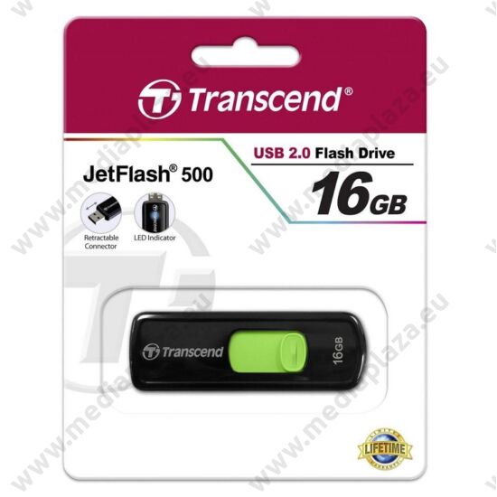 TRANSCEND USB 2.0 PENDRIVE JETFLASH 500 16GB