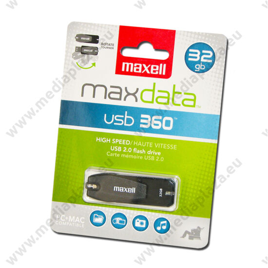 MAXELL USB 2.0 PENDRIVE 32GB MAXDATA 360