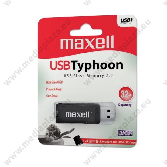 MAXELL USB 2.0 PENDRIVE TYPHOON 32GB