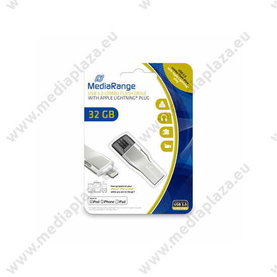 MEDIARANGE COMBO USB 3.0/APPLE LIGHTNING PENDRIVE 32GB MR982