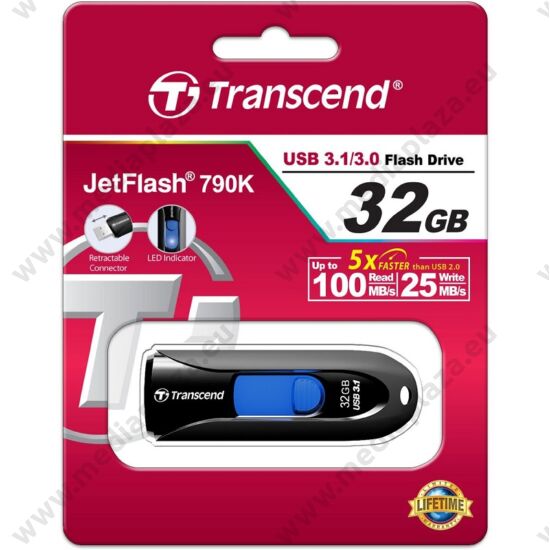 TRANSCEND USB 3.1 PENDRIVE JETFLASH 790K 32GB