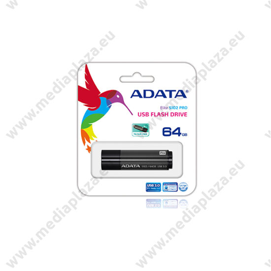 ADATA USB 3.0 DASHDRIVE ELITE S102 PRO ADVANCED 64GB TITANIUM