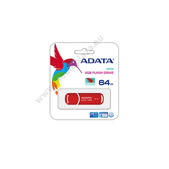 ADATA USB 3.0 DASHDRIVE CLASSIC UV150 64GB PIROS