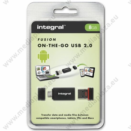 INTEGRAL USB 2.0 PENDRIVE OTG FUSION 8GB