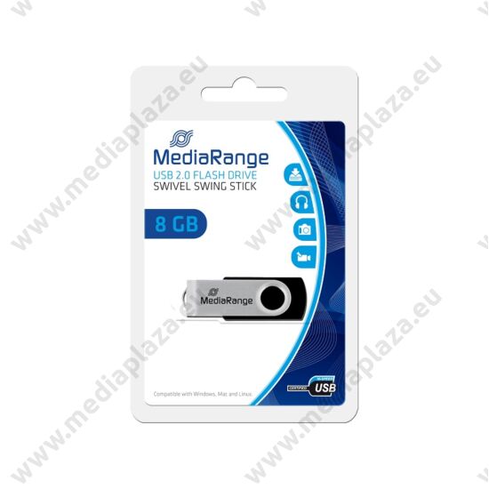 MEDIARANGE USB 2.0 PENDRIVE 8GB MR908