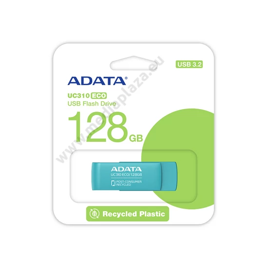 ADATA UC310 ECO USB 3.2 GEN 1 PENDRIVE 128GB ZÖLD