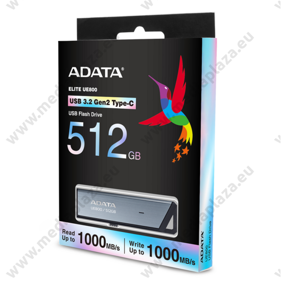 ADATA UE800 ELITE USB-C 3.2 GEN 2 FÉMHÁZAS PENDRIVE 512GB (1000/1000 MB/s)