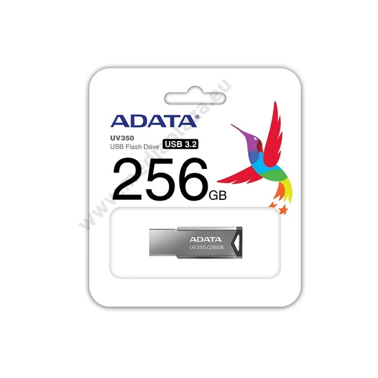 ADATA UV350 USB 3.1 PENDRIVE 256GB EZÜST