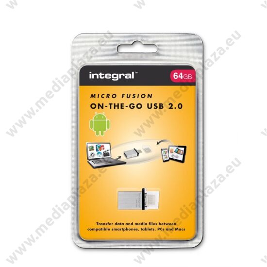 INTEGRAL MICRO FUSION USB 2.0 OTG PENDRIVE 64GB
