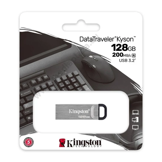 KINGSTON DATATRAVELER KYSON USB 3.2 GEN 1 PENDRIVE 128GB