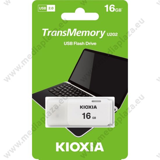 KIOXIA TRANSMEMORY U202 USB 2.0 PENDRIVE 16GB FEHÉR