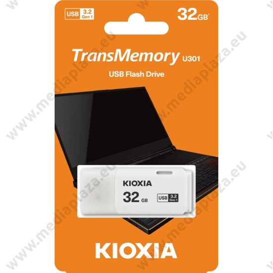 KIOXIA TRANSMEMORY U301 USB 3.2 GEN 1 PENDRIVE 32GB FEHÉR