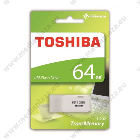TOSHIBA U202 USB 2.0 PENDRIVE 64GB FEHÉR