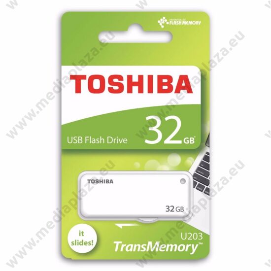 TOSHIBA U203 USB 2.0 PENDRIVE 32GB FEHÉR