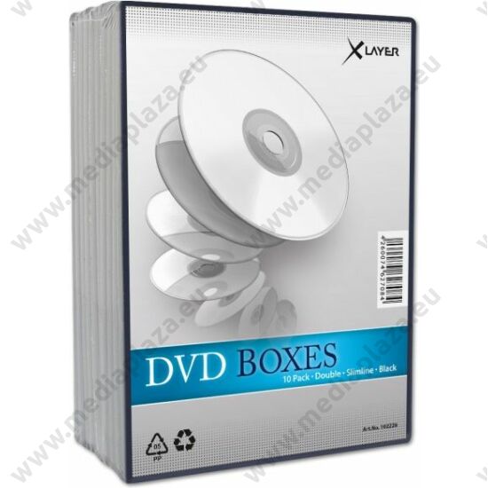 XLAYER DVD TOK DUPLA 7mm 10 DB-OS CSOMAG