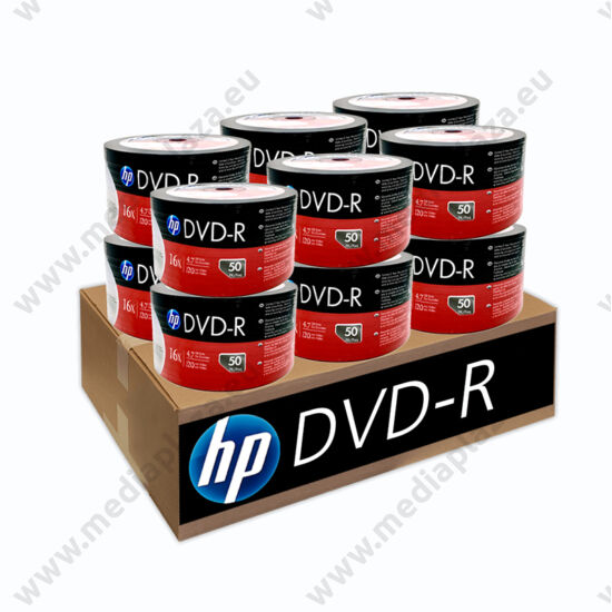 HP DVD-R 16X 12 X SHRINK (50) XXL DVD CSOMAG