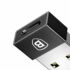 Kép 4/7 - BASEUS CATJQ-A01 EXQUISITE USB (APA) - USB TYPE-C (ANYA) ÁTALAKÍTÓ ADAPTER FEKETE