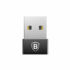 Kép 6/7 - BASEUS CATJQ-A01 EXQUISITE USB (APA) - USB TYPE-C (ANYA) ÁTALAKÍTÓ ADAPTER FEKETE