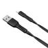 Kép 2/4 - BASEUS CALZY-B01 TOUGH SERIES APPLE LIGHTNING TÖLTŐ ÉS ADATKÁBEL 2A 1m FEKETE