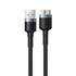 Kép 4/7 - BASEUS CADKLF-D0G CAFULE FONOTT SZÖVET USB 3.0/MICRO USB-B KÁBEL 1m SZÜRKE