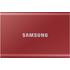 Kép 1/8 - SAMSUNG T7 USB-C 3.2 GEN 2 KÜLSŐ SSD MEGHAJTÓ 1TB PIROS