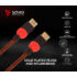 Kép 7/8 - SAVIO GCL-04 GAMING FOR PC RÉZ HDMI-HDMI KÁBEL 2.0 ARANYOZOTT FONOTT NYLON PIROS/FEKETE 3m