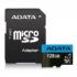 Kép 2/4 - ADATA MICRO SDXC 128GB + ADAPTER CLASS 10 UHS-I U1 A1 V10 (100 MB/s OLVASÁSI SEBESSÉG)