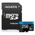 Kép 2/3 - ADATA MICRO SDXC 256GB + ADAPTER CLASS 10 UHS-I U1 A1 V10 (100 MB/s OLVASÁSI SEBESSÉG)