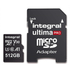 Kép 2/3 - INTEGRAL ULTIMA PRO MICRO SDXC 512GB + ADAPTER CLASS 10 UHS-I U3 A1 V30 100/80 MB/s