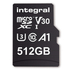 Kép 3/3 - INTEGRAL ULTIMA PRO MICRO SDXC 512GB + ADAPTER CLASS 10 UHS-I U3 A1 V30 100/80 MB/s