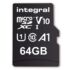 Kép 3/3 - INTEGRAL MICRO SDXC 64GB + ADAPTER CLASS 10 UHS-I U1 A1 V10 (100 MB/s OLVASÁSI SEBESSÉG)