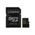 Kép 2/3 - KINGSTON MICRO SDHC 16GB + ADAPTER UHS-I U3 CLASS 10 (90 MB/s OLVASÁSI 45 MB/s ÍRÁSI SEBESSÉG)