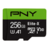 Kép 2/9 - PNY ELITE-X MICRO SDXC 256GB + ADAPTER CLASS 10 UHS-I U3 A1 V30 100/90 MB/s
