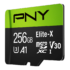 Kép 4/9 - PNY ELITE-X MICRO SDXC 256GB + ADAPTER CLASS 10 UHS-I U3 A1 V30 100/90 MB/s