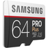 Kép 3/4 - SAMSUNG MICRO SDXC 64GB + ADAPTER CLASS 10 UHS-I U3 PRO+ 100 MB/S OLVASÁSI SEBESSÉG
