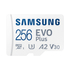 Kép 3/3 - SAMSUNG EVO PLUS (2021) MICRO SDXC 256GB + ADAPTER CLASS 10 UHS-I U3 A2 V30 (130 MB/s ADATÁTVITELI SEBESSÉG)