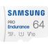 Kép 2/4 - SAMSUNG PRO ENDURANCE MICRO SDXC 64GB + ADAPTER CLASS 10 UHS-I U1 V10 100/30 MB/s