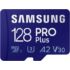 Kép 2/3 - SAMSUNG PRO PLUS (2023) MICRO SDXC 128GB + ADAPTER CLASS 10 UHS-I U3 A2 V30 180/130 MB/s