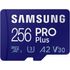 Kép 2/3 - SAMSUNG PRO PLUS (2023) MICRO SDXC 256GB + ADAPTER CLASS 10 UHS-I U3 A2 V30 180/130 MB/s