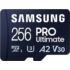 Kép 2/3 - SAMSUNG PRO ULTIMATE (2023) MICRO SDXC 256GB + ADAPTER CLASS 10 UHS-I U3 A2 V30 200/130 MB/s