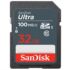 Kép 1/2 - SANDISK ULTRA SDHC 32GB CLASS 10 UHS-I (100 MB/s OLVASÁSI SEBESSÉG)
