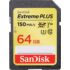 Kép 2/4 - SANDISK EXTREME PLUS SDXC 64GB CLASS 10 UHS-I U3 V30 150/60 MB/s