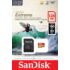 Kép 1/5 - SANDISK EXTREME ACTION MICRO SDXC 128GB + ADAPTER CLASS 10 UHS-I U3 A2 V30 190/90 MB/s