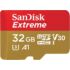 Kép 2/3 - SANDISK EXTREME FOR MOBILE GAMING MICRO SDHC 32GB CLASS 10 UHS-I U3 A1 V30 100/60 MB/s