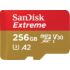 Kép 2/3 - SANDISK EXTREME FOR MOBILE GAMING MICRO SDXC 256GB CLASS 10 UHS-I U3 A2 V30 160/90 MB/s