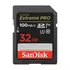 Kép 1/3 - SANDISK EXTREME PRO SDHC 32GB CLASS 10 UHS-I U3 V30 100/90 MB/s